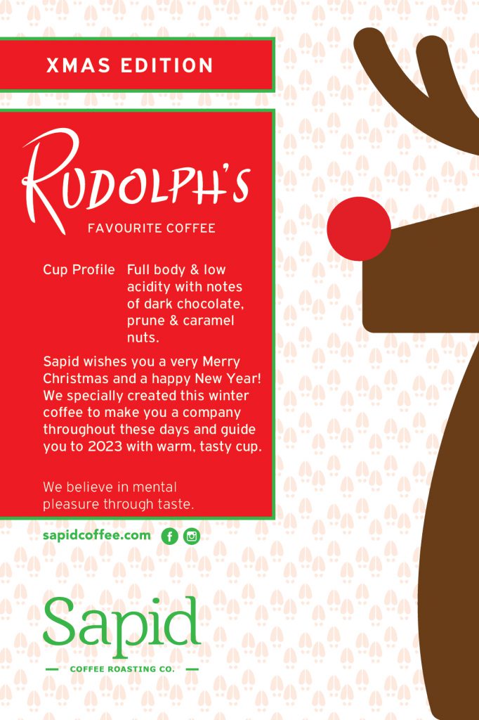 Sapid Coffee Card Rudolph's